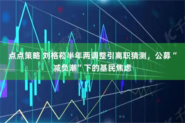 点点策略 刘格菘半年两调整引离职猜测，公募“减负潮”下的基民焦虑